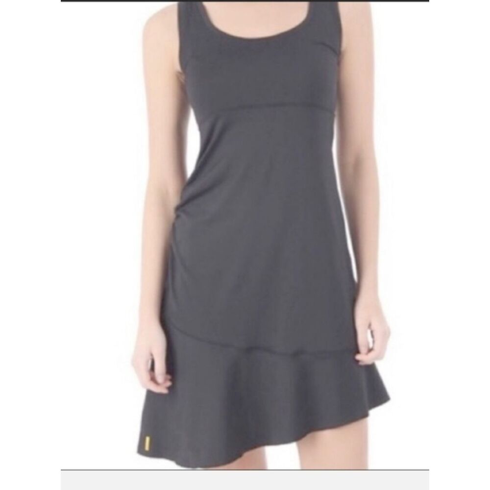 Lole Charcoal Gray Asymmetrical Hem Dress Women’s Sz XL